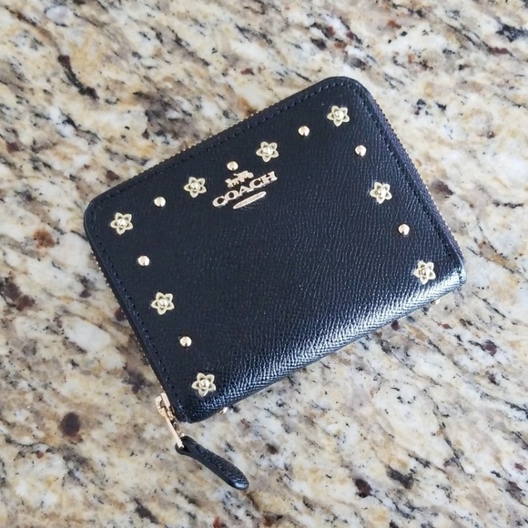 Coach Handbags - EUC Coach Small Studded Zip Around Wallet Coach Handbags - EUC Coach Small Studded Zip Around Wallet